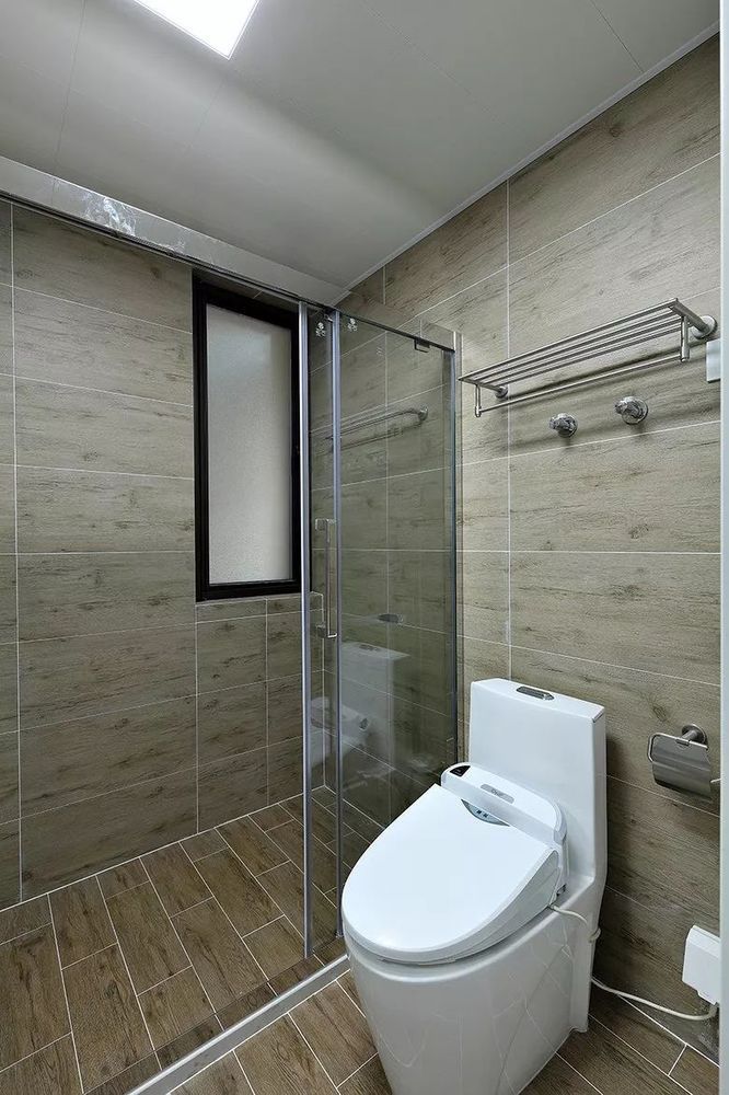 缸都能安排上干湿分离的小户型卫生间你可以把淋浴房这样做！（）pg电子游戏app版4平米小卫生间怎么装修 这样做淋浴房和浴(图8)